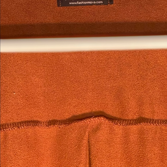 Fashion Nova Suede Tunic + Cardigan Set | Rust Orange | Size M - Picture 4 of 6